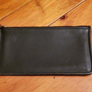 COACH Black Credit Card and $$ holder